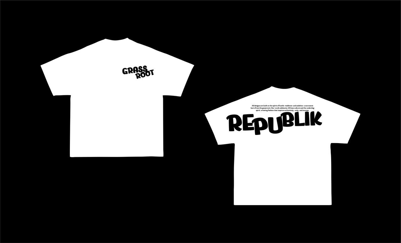  White Raw Republik Tee